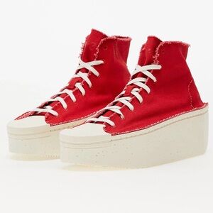 Y-3 adidas yohji Yamamoto HighTop Platform Sneakers unisex 8.5 women 6.5 men